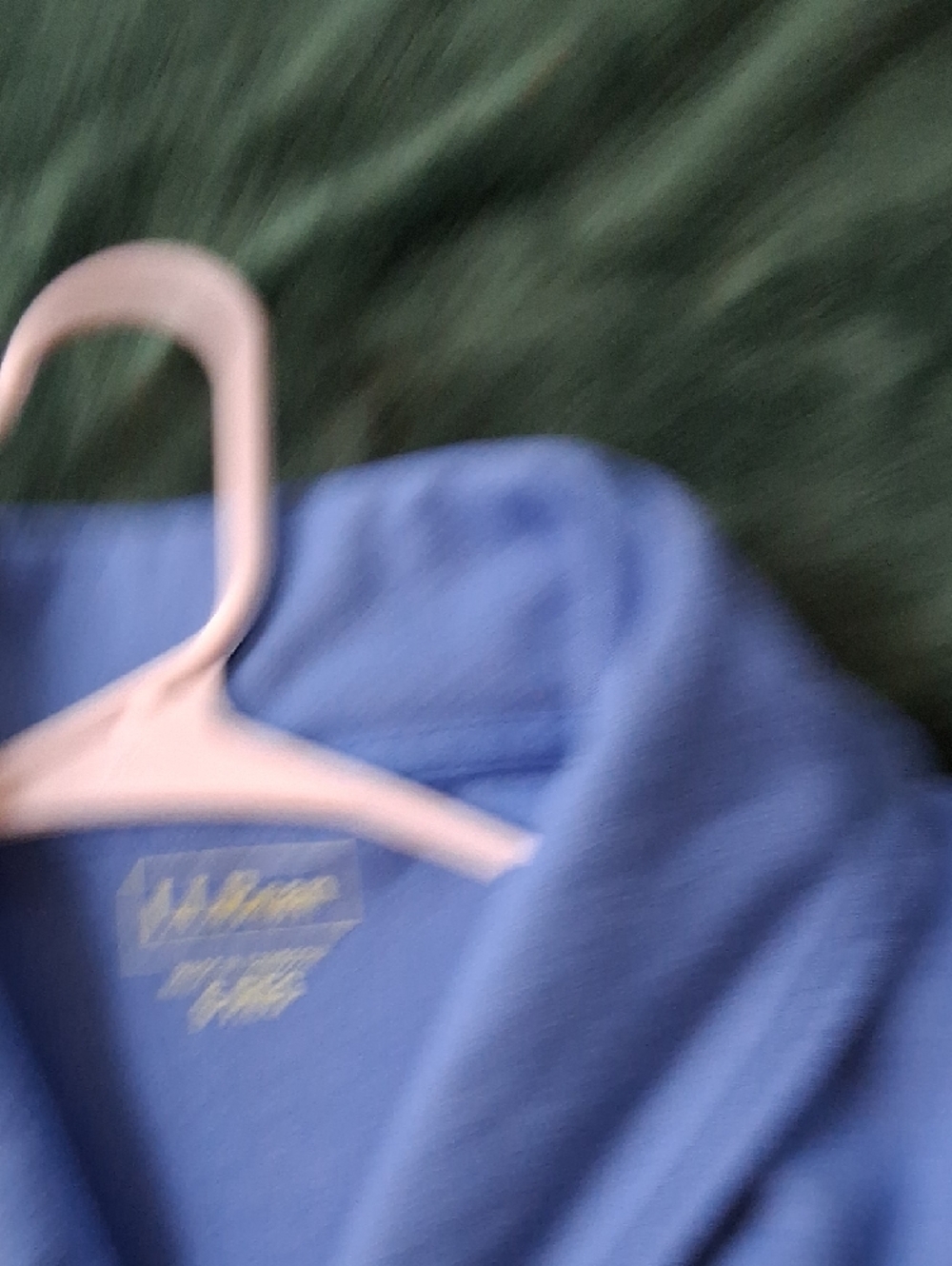 L.L. Bean Shawl-Collar Pullover in Periwinkle Blue - Picture 7 of 8
